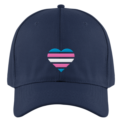 Authentic Baseball Cap mit Herz Stick - Trans