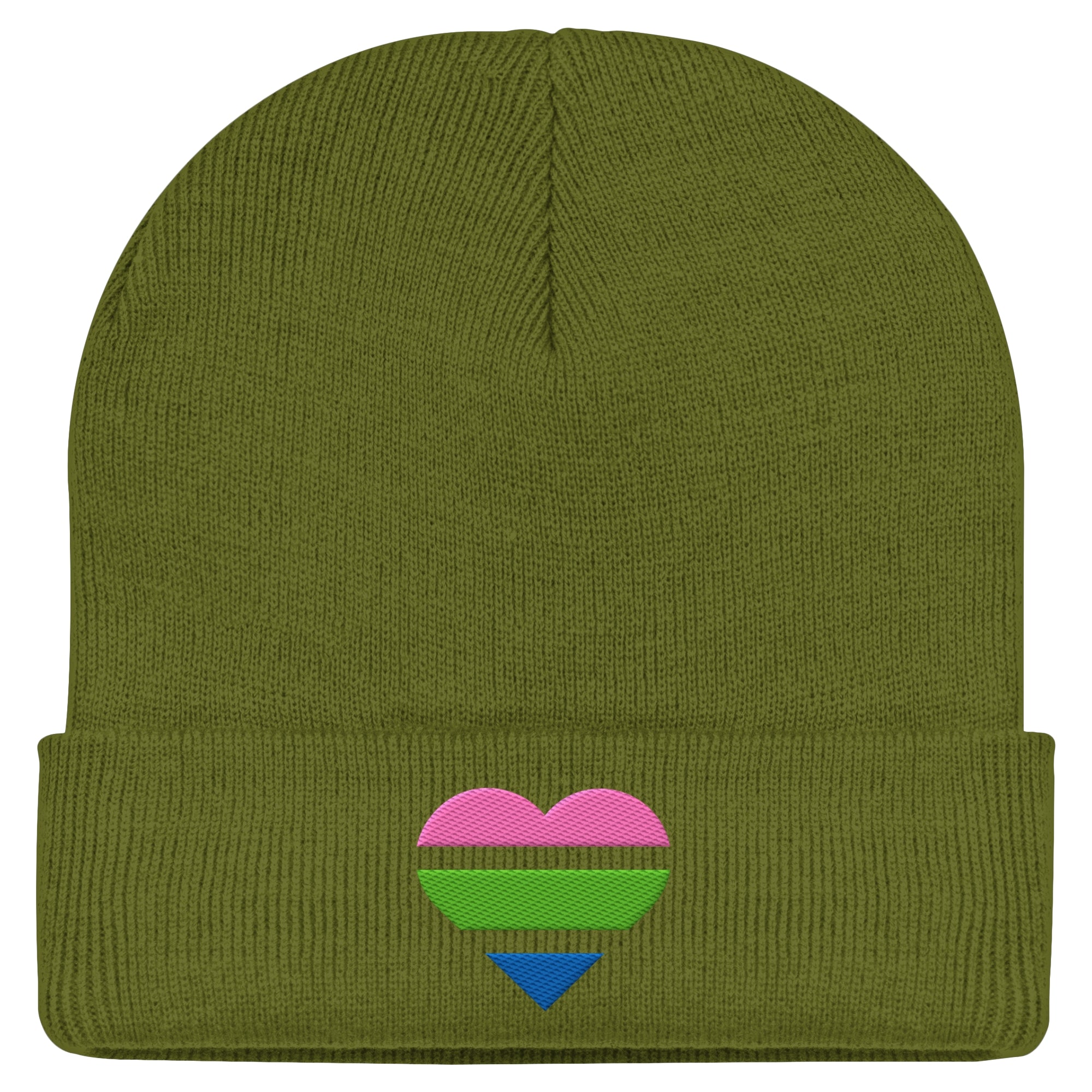 Classic Beanie - Polysexual Flag Herz Stick