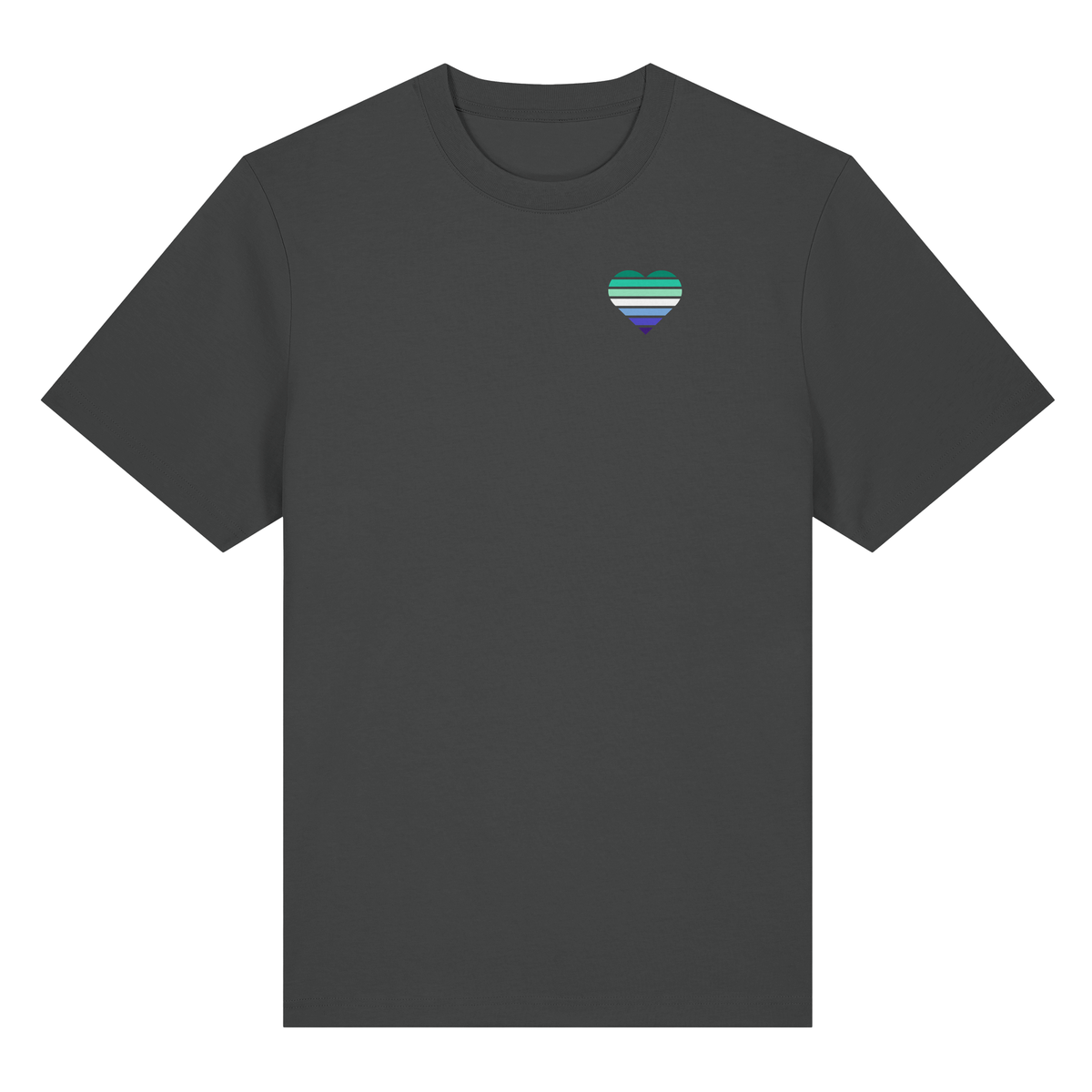 Organic Heavy Shirt mit Herz - Gay