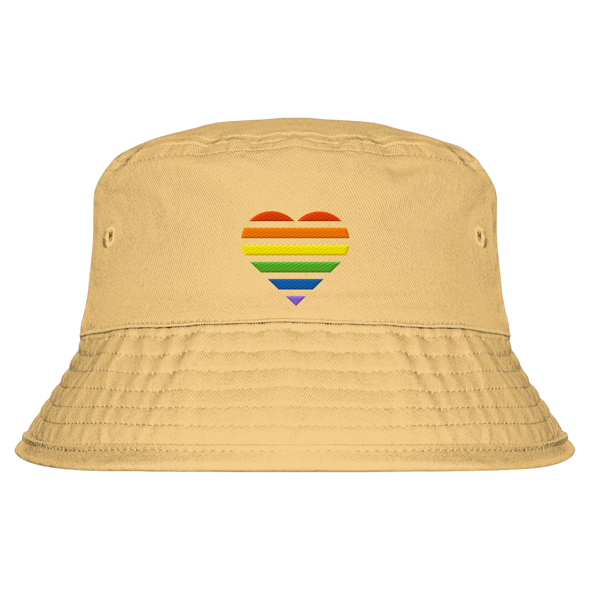 Organic Bucket Hat - Pride Flag Herz Stick