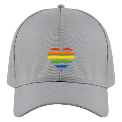 Authentic Baseball Cap mit Herz Stick - Pride