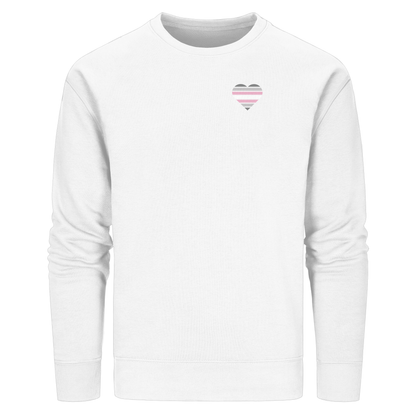 Organic Basic Sweatshirt mit Herz - Demigirl