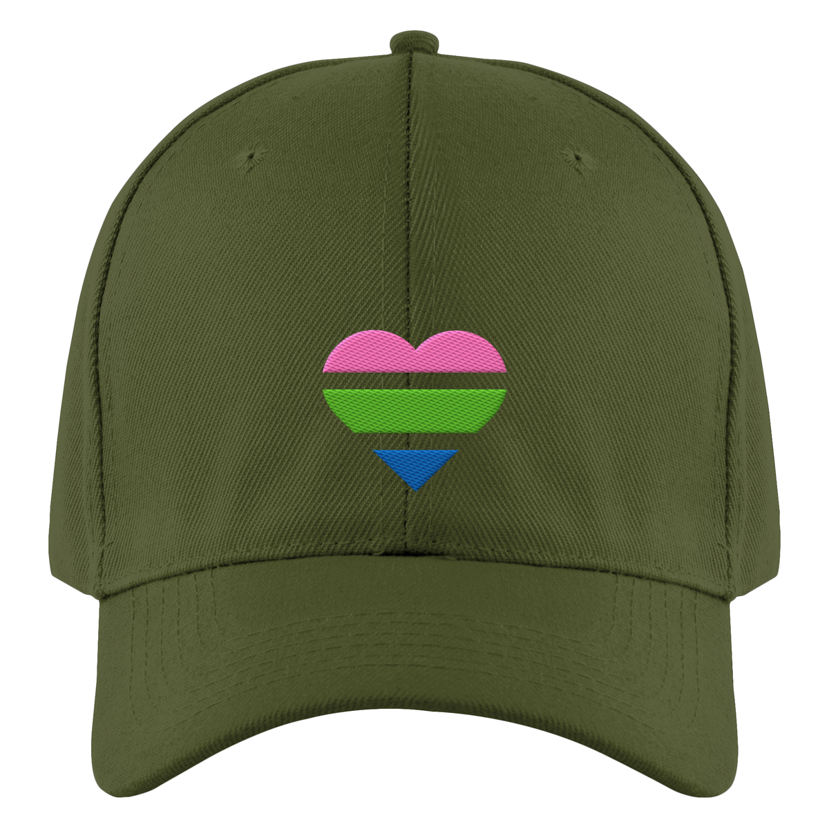 Authentic Baseball Cap mit Herz Stick - Polysexual