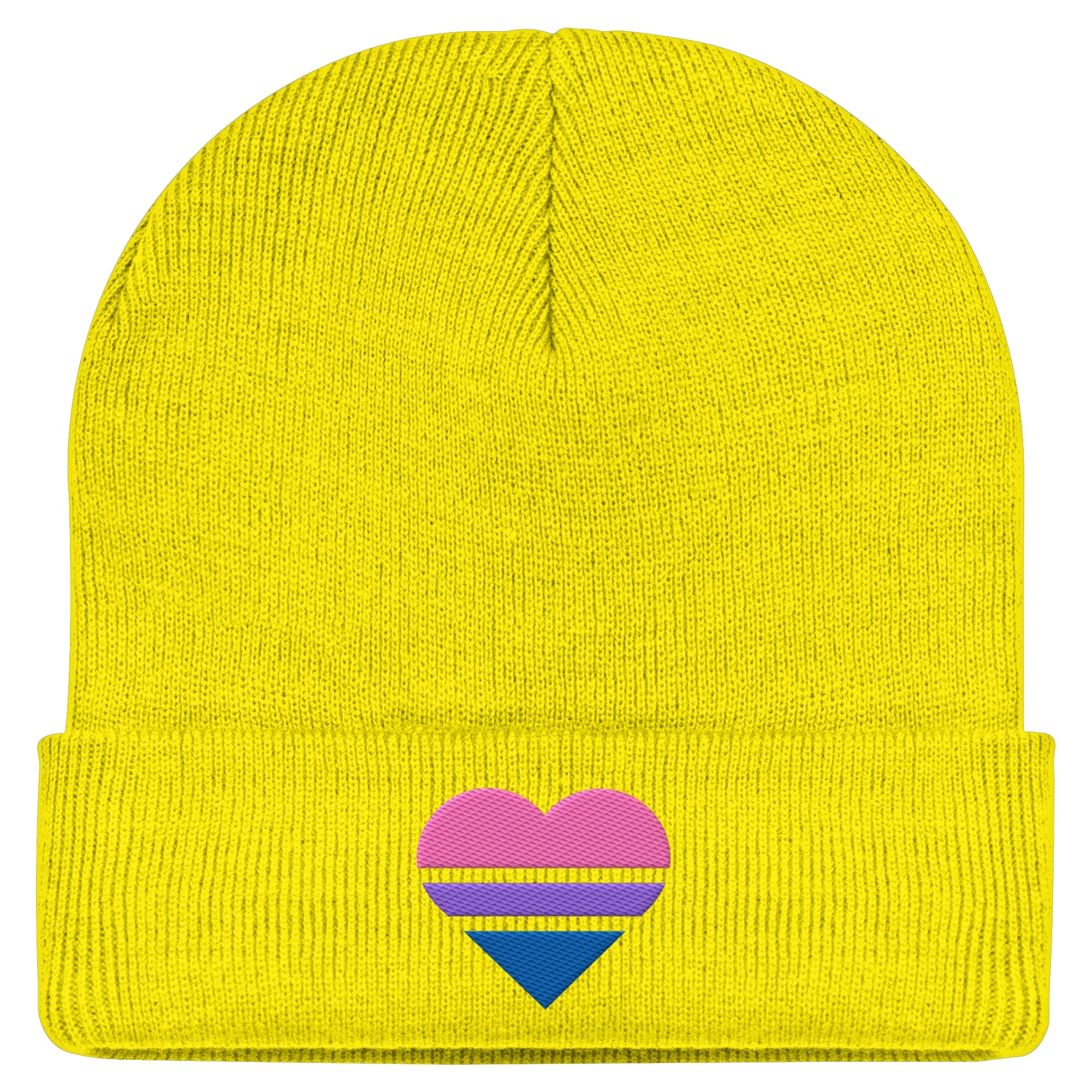 Classic Beanie - Bisexual Flag Herz Stick