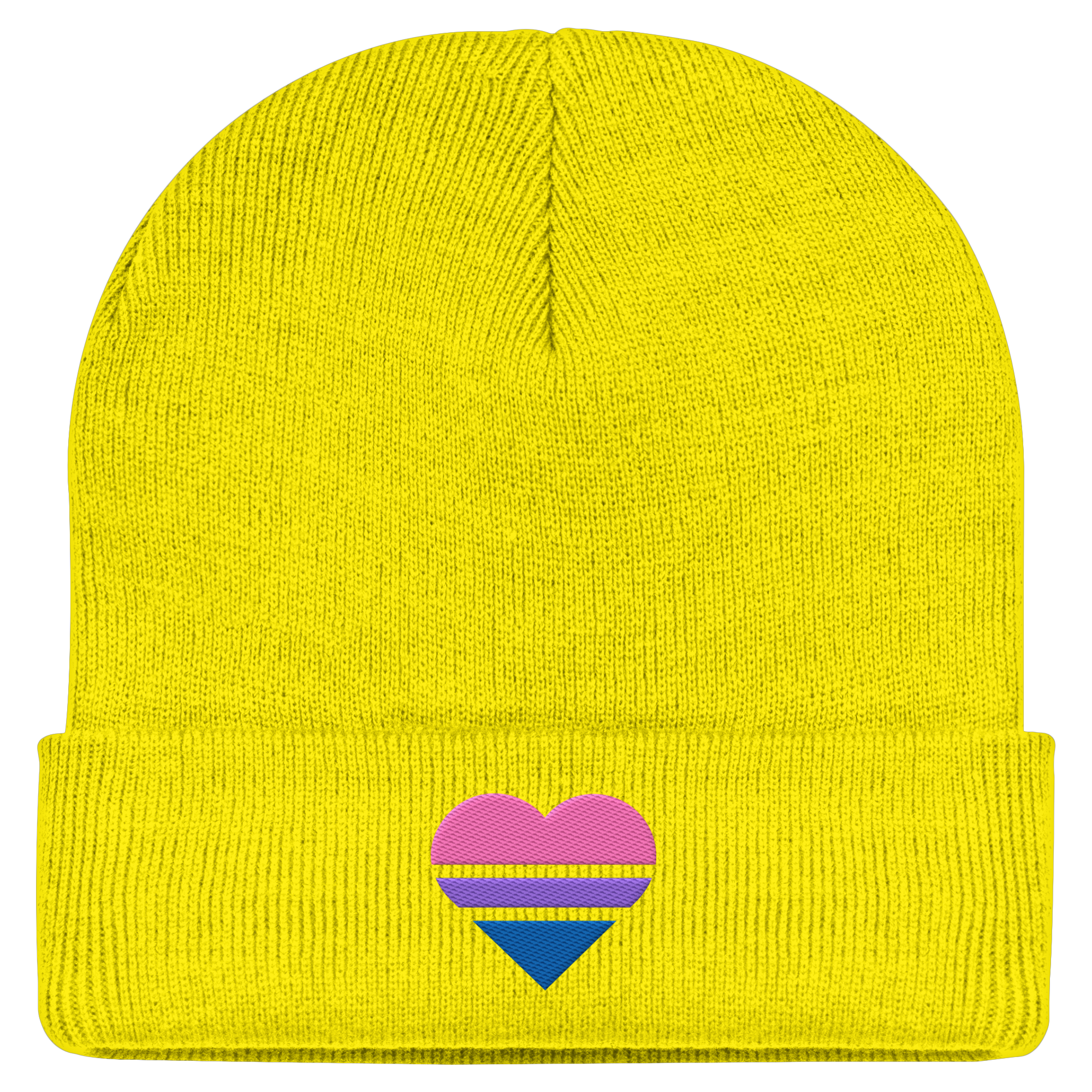 Classic Beanie - Bisexual Flag Herz Stick