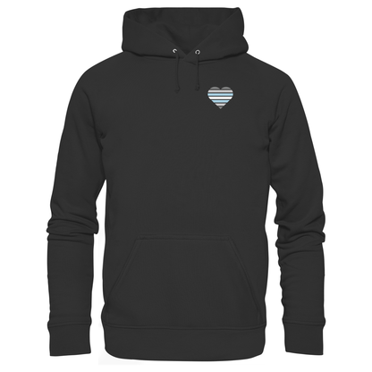 Organic Basic Hoodie mit Herz - Demiboy