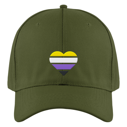 Authentic Baseball Cap mit Herz Stick - Nonbinary