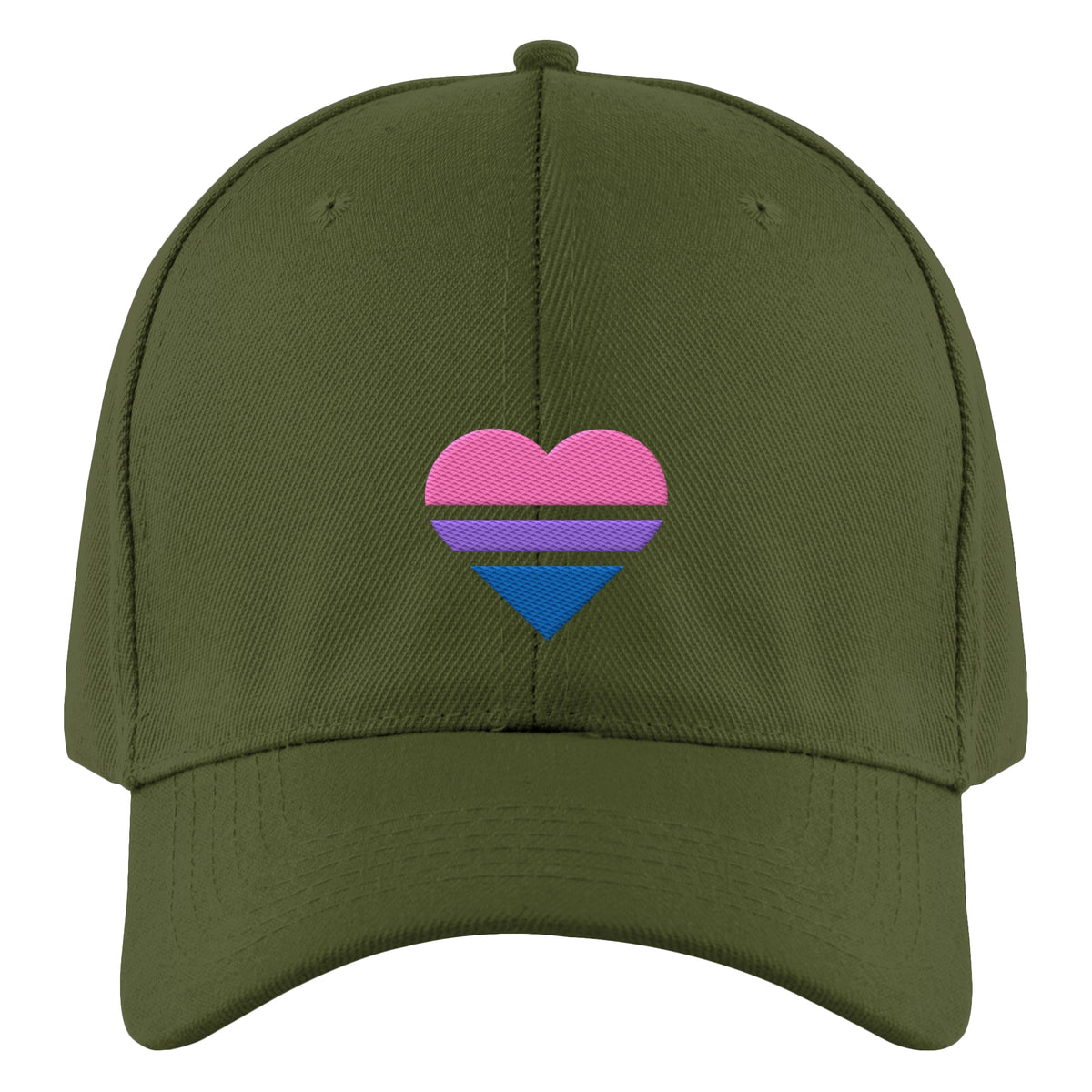 Authentic Baseball Cap mit Herz Stick - Bisexual