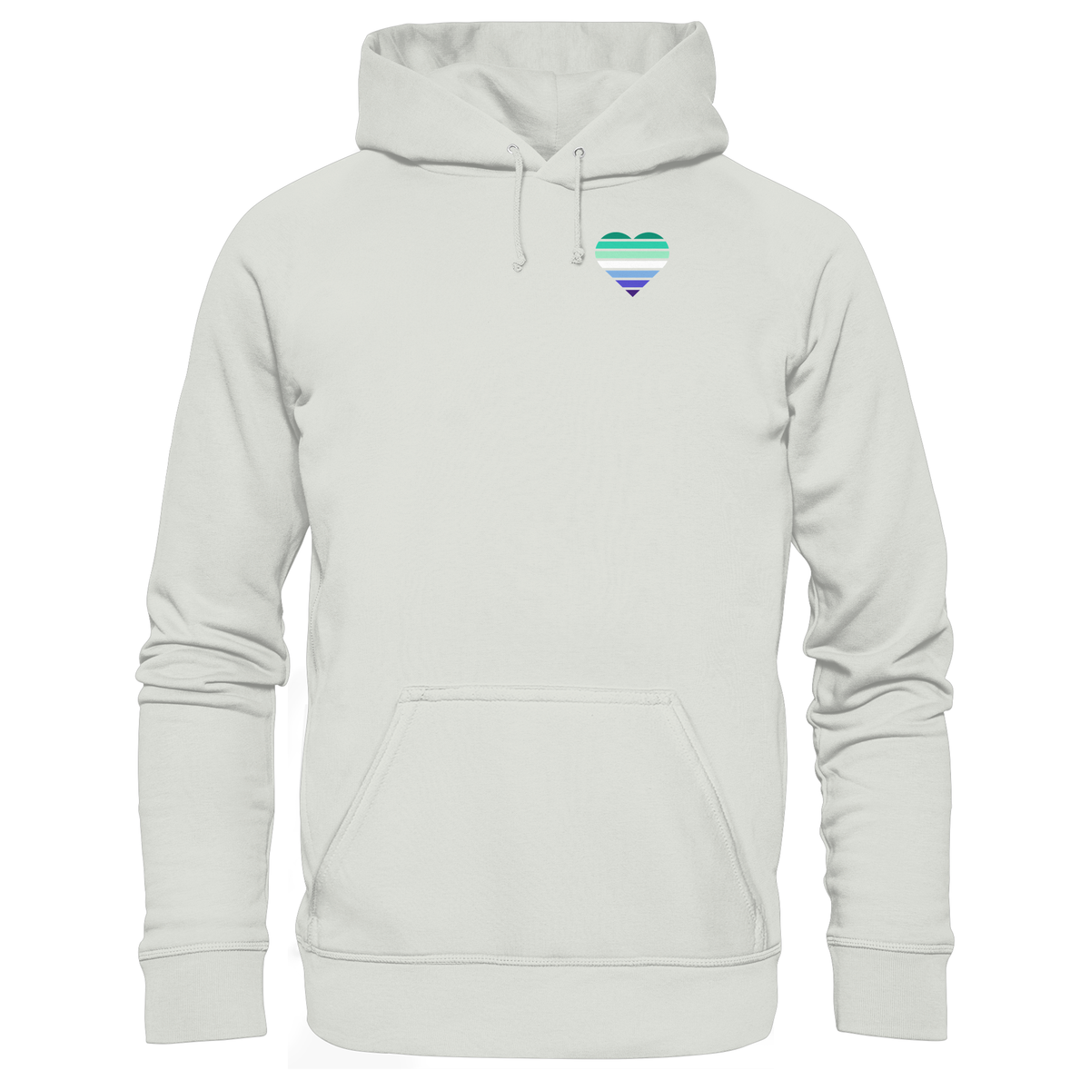 Basic Hoodie mit Herz - Gay