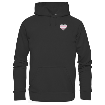 Organic Basic Hoodie mit Herz - Demigirl