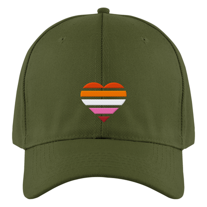 Authentic Baseball Cap mit Herz Stick - Lesbian