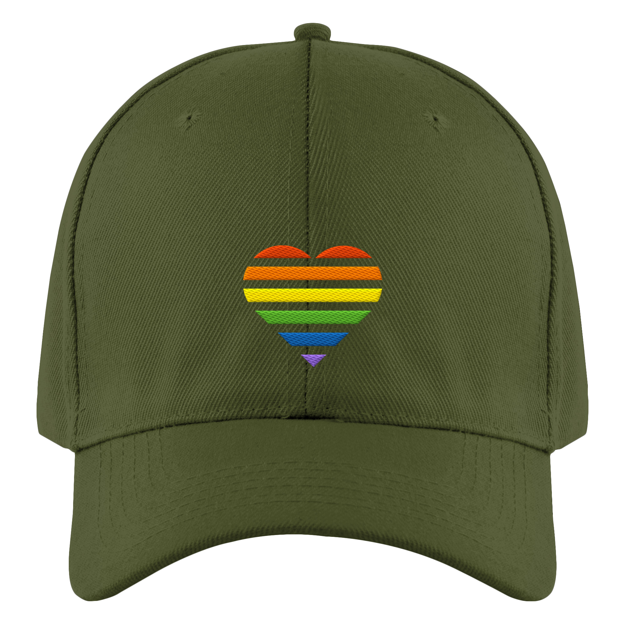Authentic Baseball Cap - Pride Flag Herz Stick