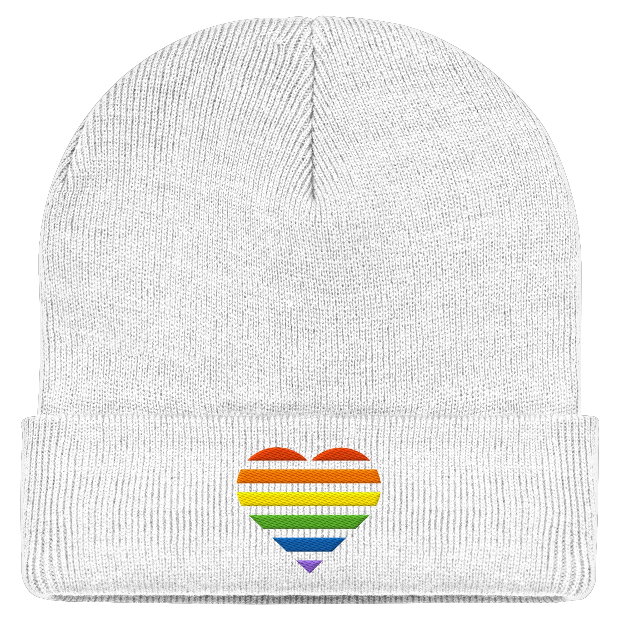 Classic Beanie - Pride Flag Herz Stick