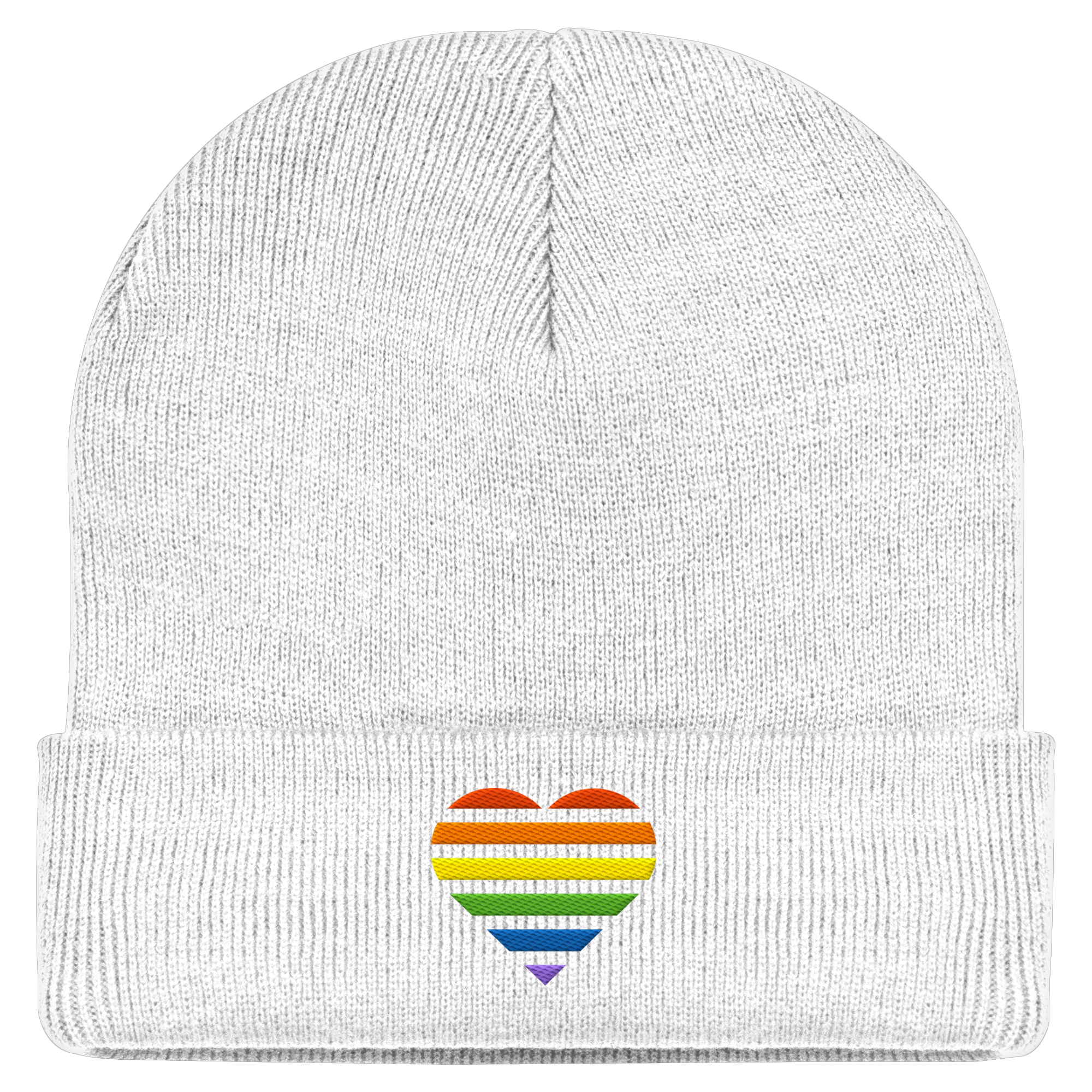 Classic Beanie - Pride Flag Herz Stick
