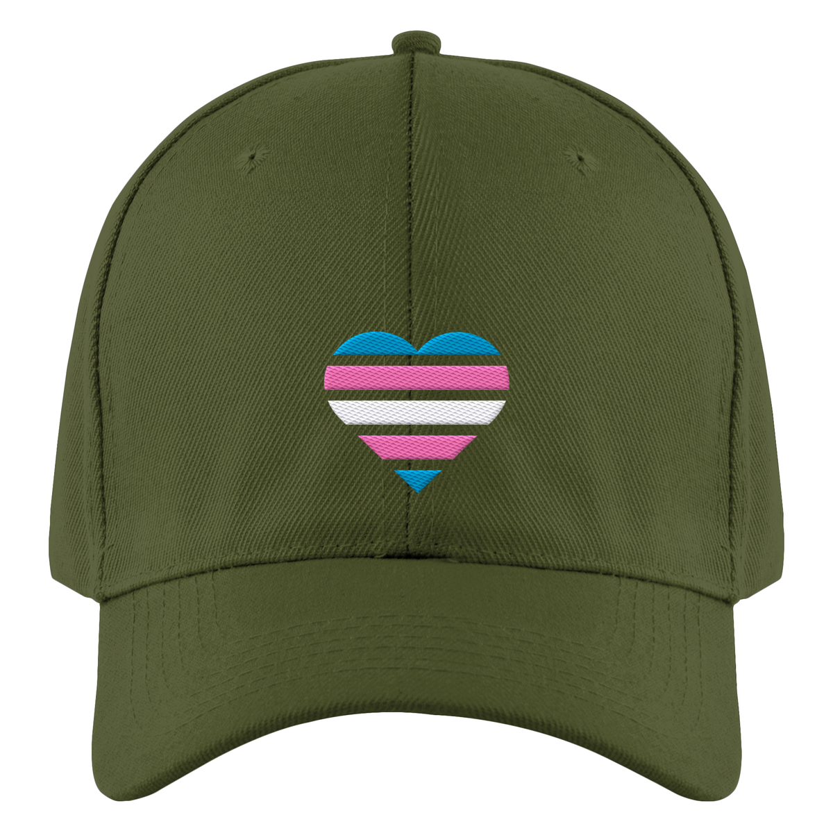 Authentic Baseball Cap mit Herz Stick - Trans