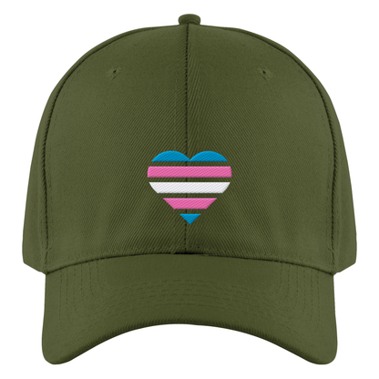 Authentic Baseball Cap mit Herz Stick - Trans