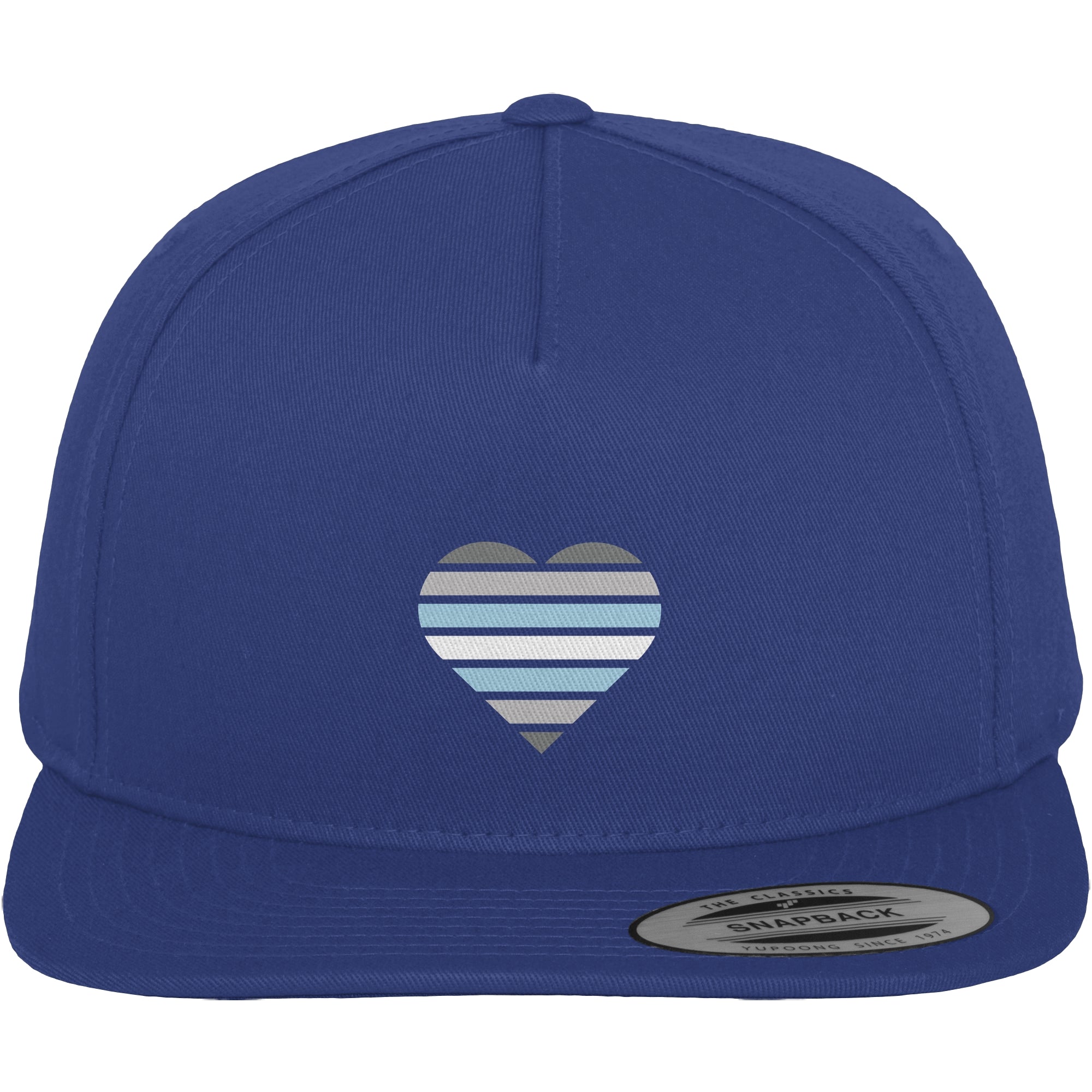 Premium Snapback - Demiboy Flag Herz Print