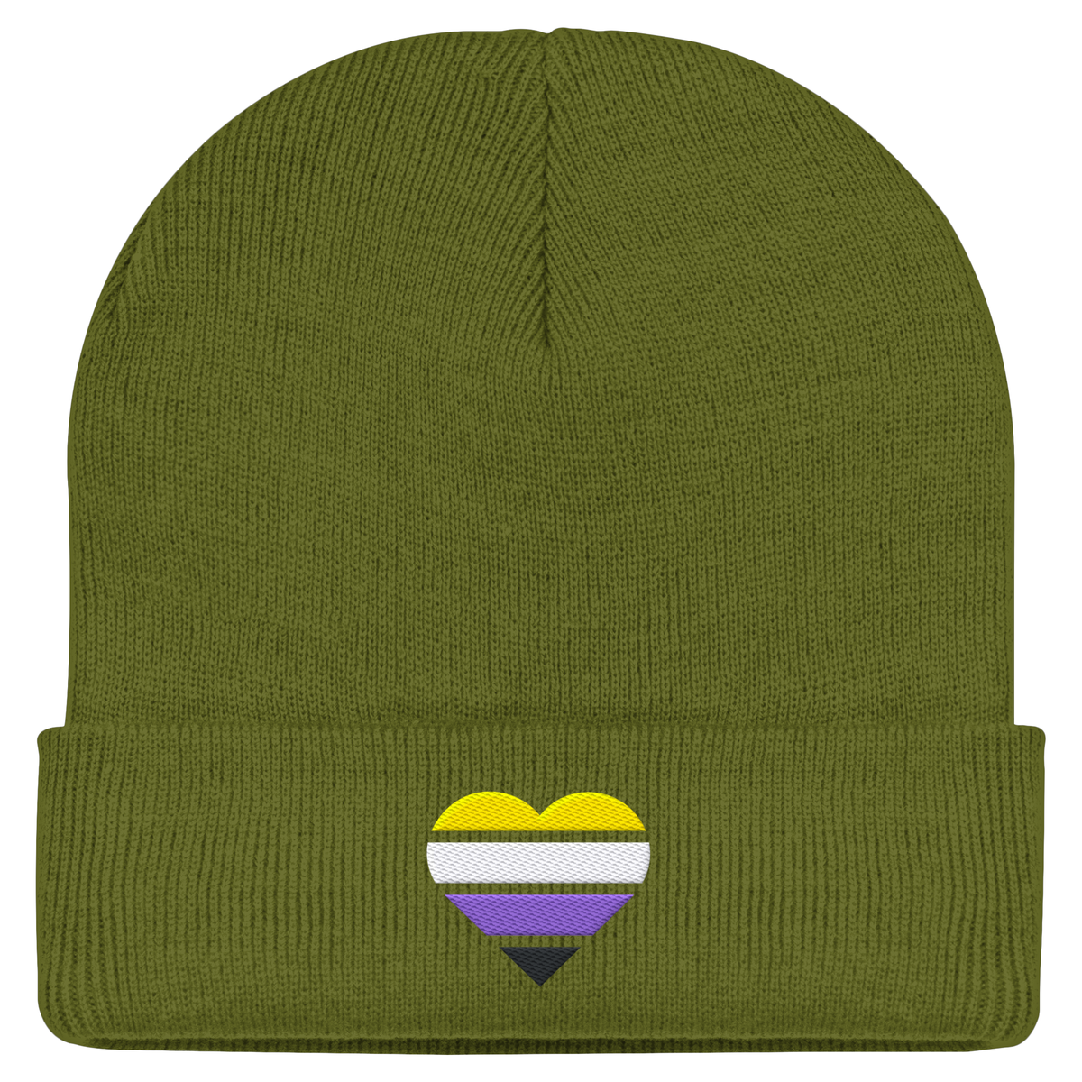 Classic Beanie mit Herz Stick - Nonbinary