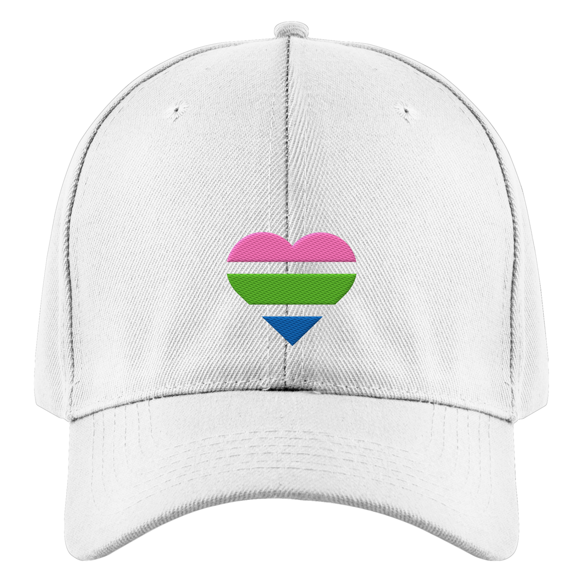 Authentic Baseball Cap mit Herz Stick - Polysexual