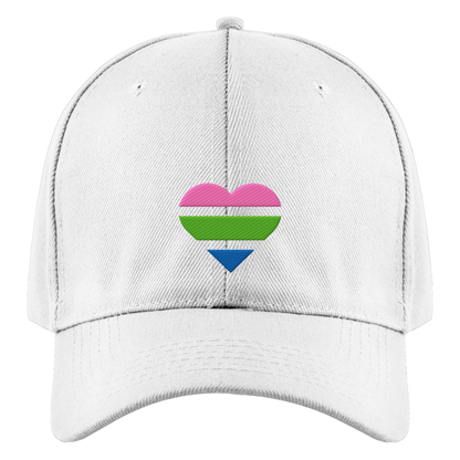 Authentic Baseball Cap mit Herz Stick - Polysexual