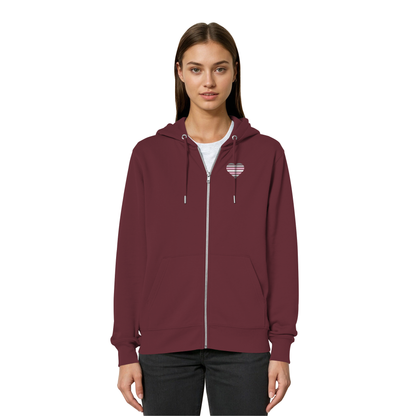 Organic Relaxed Zipper mit Herz - Demigirl