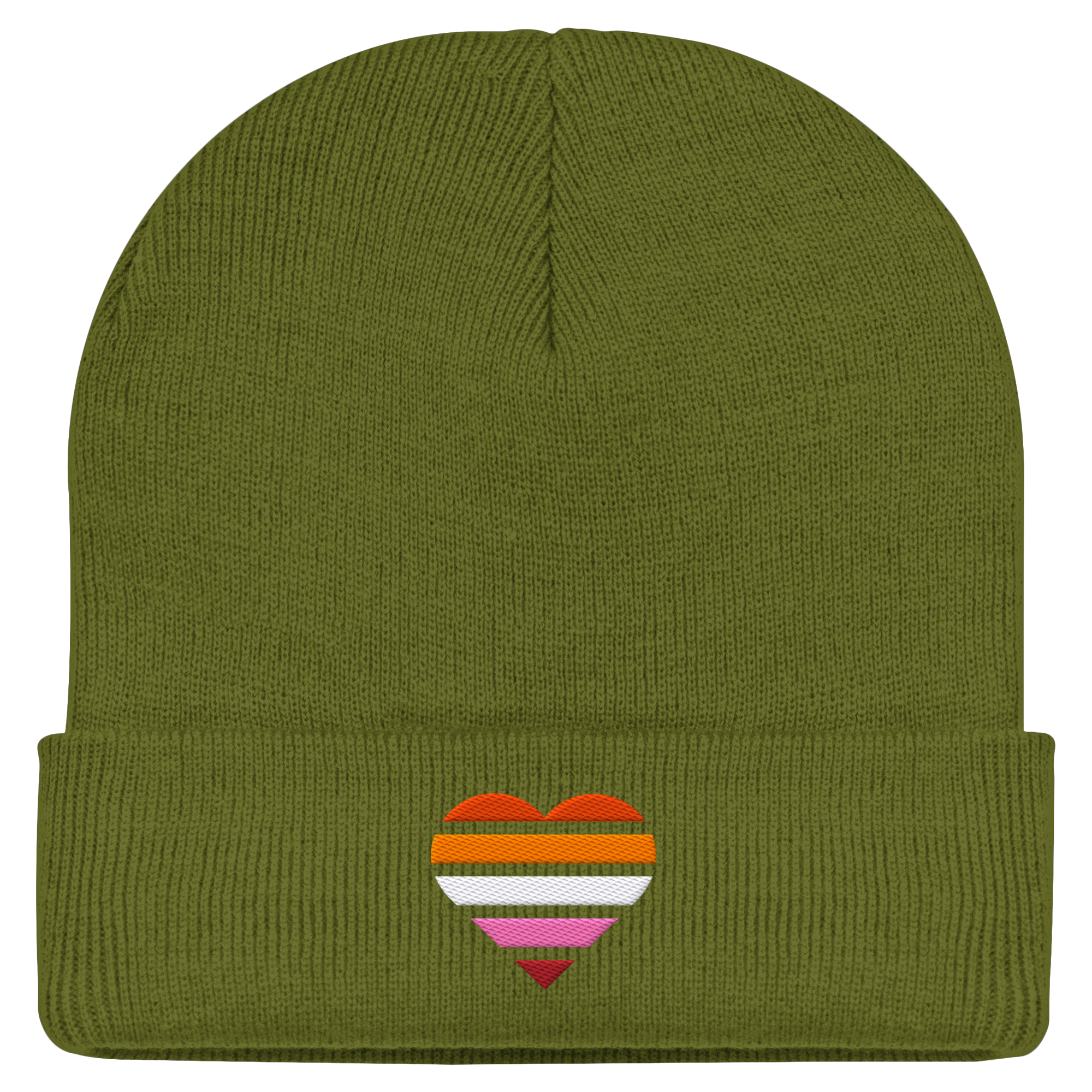 Classic Beanie - Lesbian Flag Herz Stick