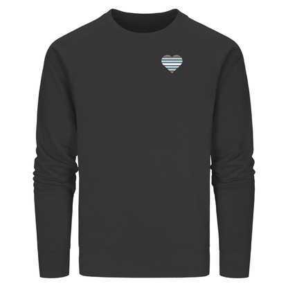 Organic Basic Sweatshirt mit Herz - Demiboy