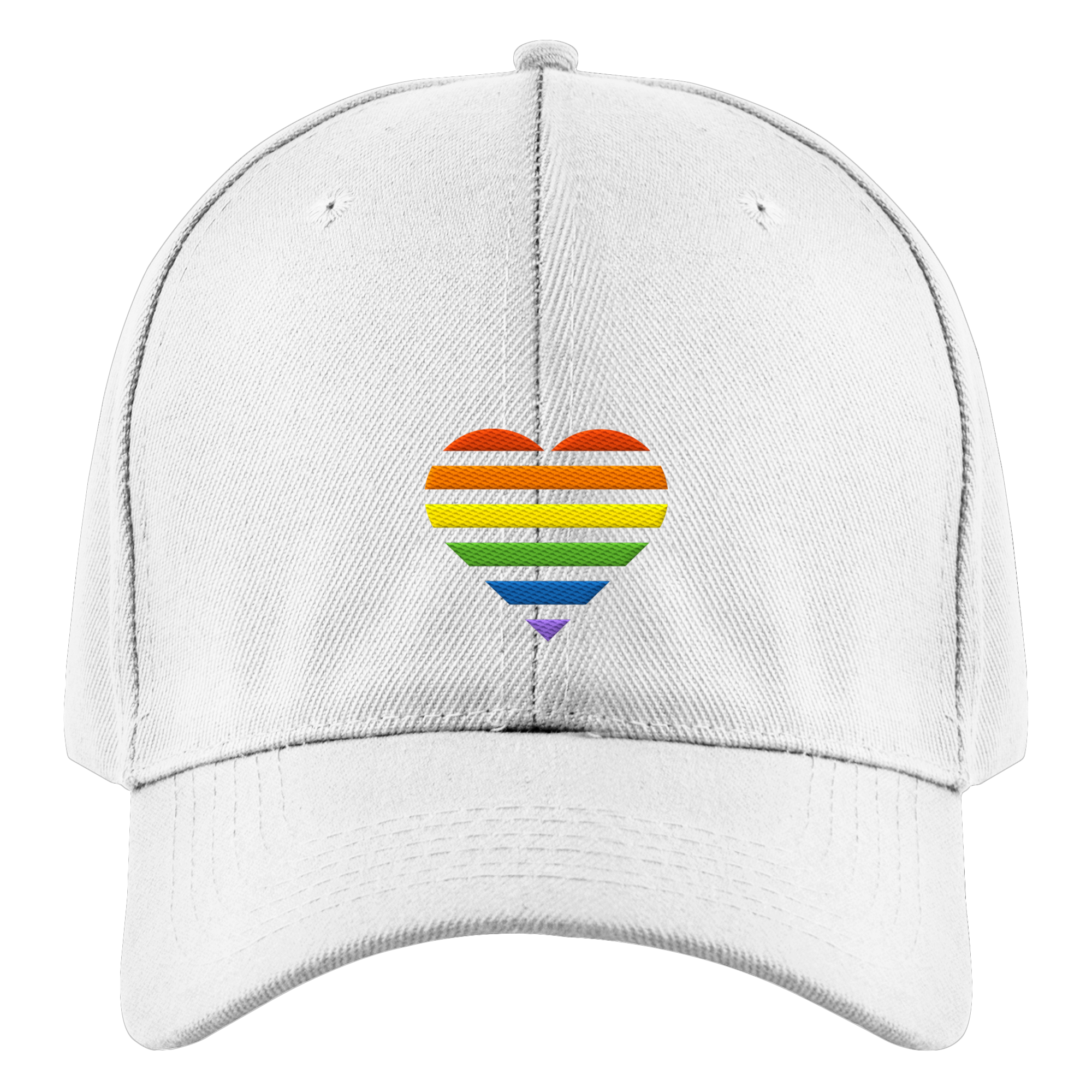 Authentic Baseball Cap - Pride Flag Herz Stick