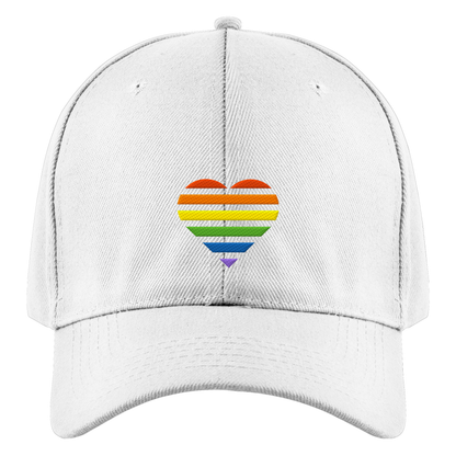 Authentic Baseball Cap mit Herz Stick - Pride