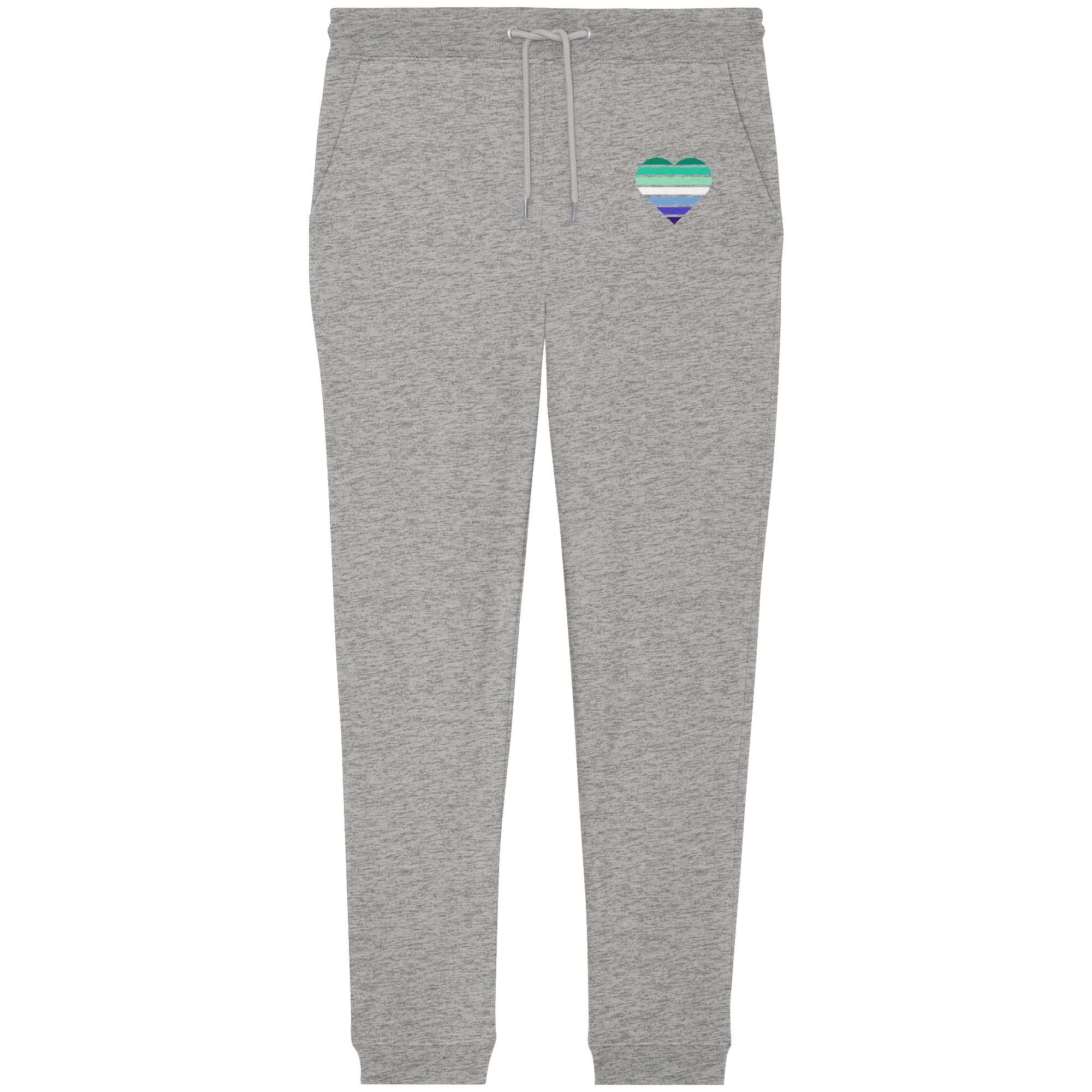 Organic Jogger Pants - Gay Flag Herz Print