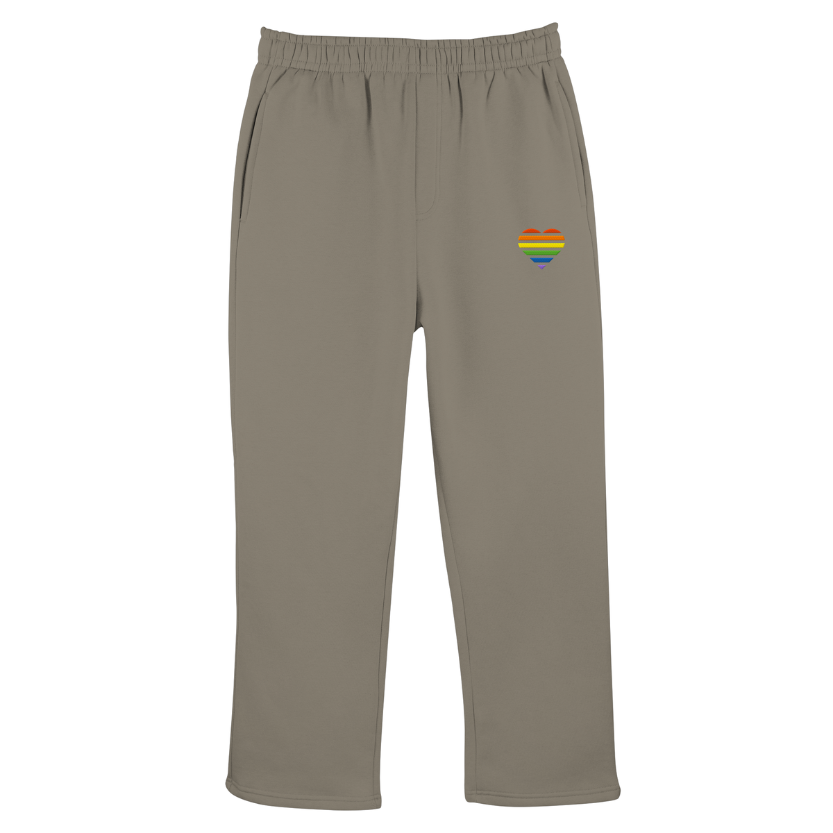 Fluffy Track Sweatpants mit Herz Stick - Pride