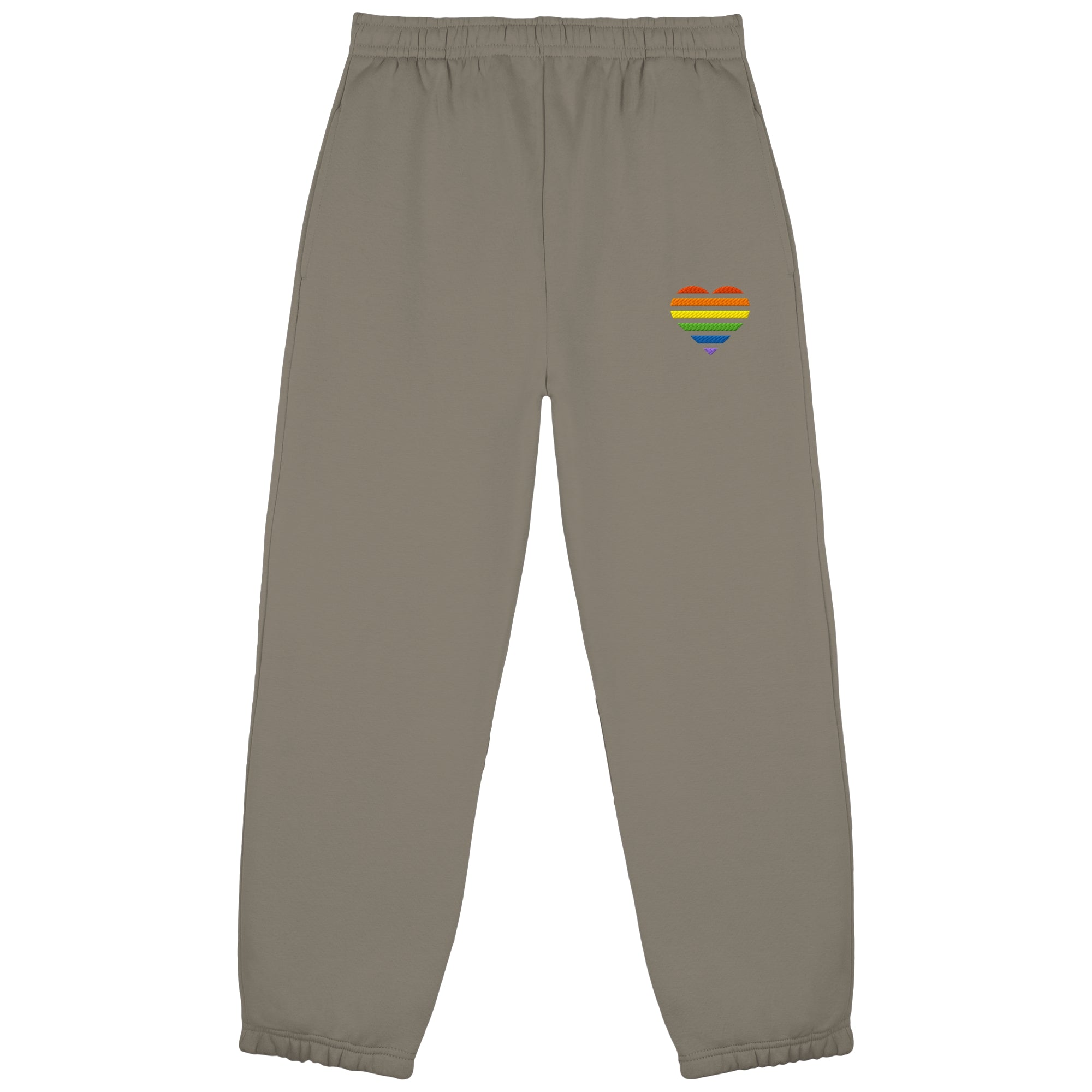 Fluffy Sweatpants - Pride Flag Herz Stick
