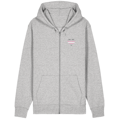 Organic Relaxed Zipper mit Herz - Demigirl
