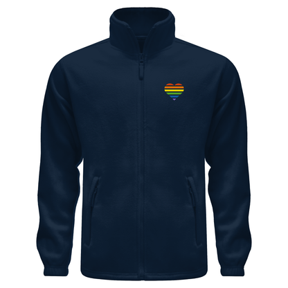 Fleece Jacket mit Herz Stick - Pride