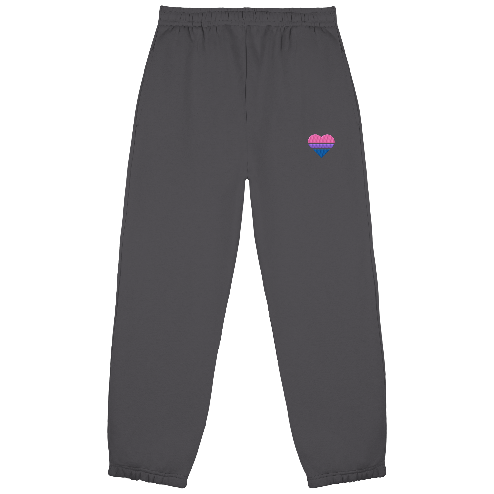 Fluffy Sweatpants - Bisexual Flag Herz Stick