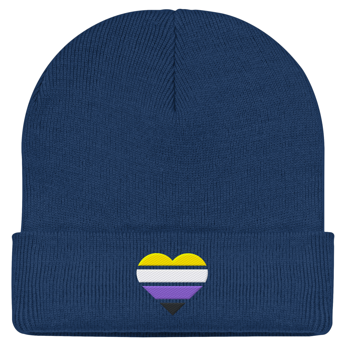Classic Beanie mit Herz Stick - Nonbinary