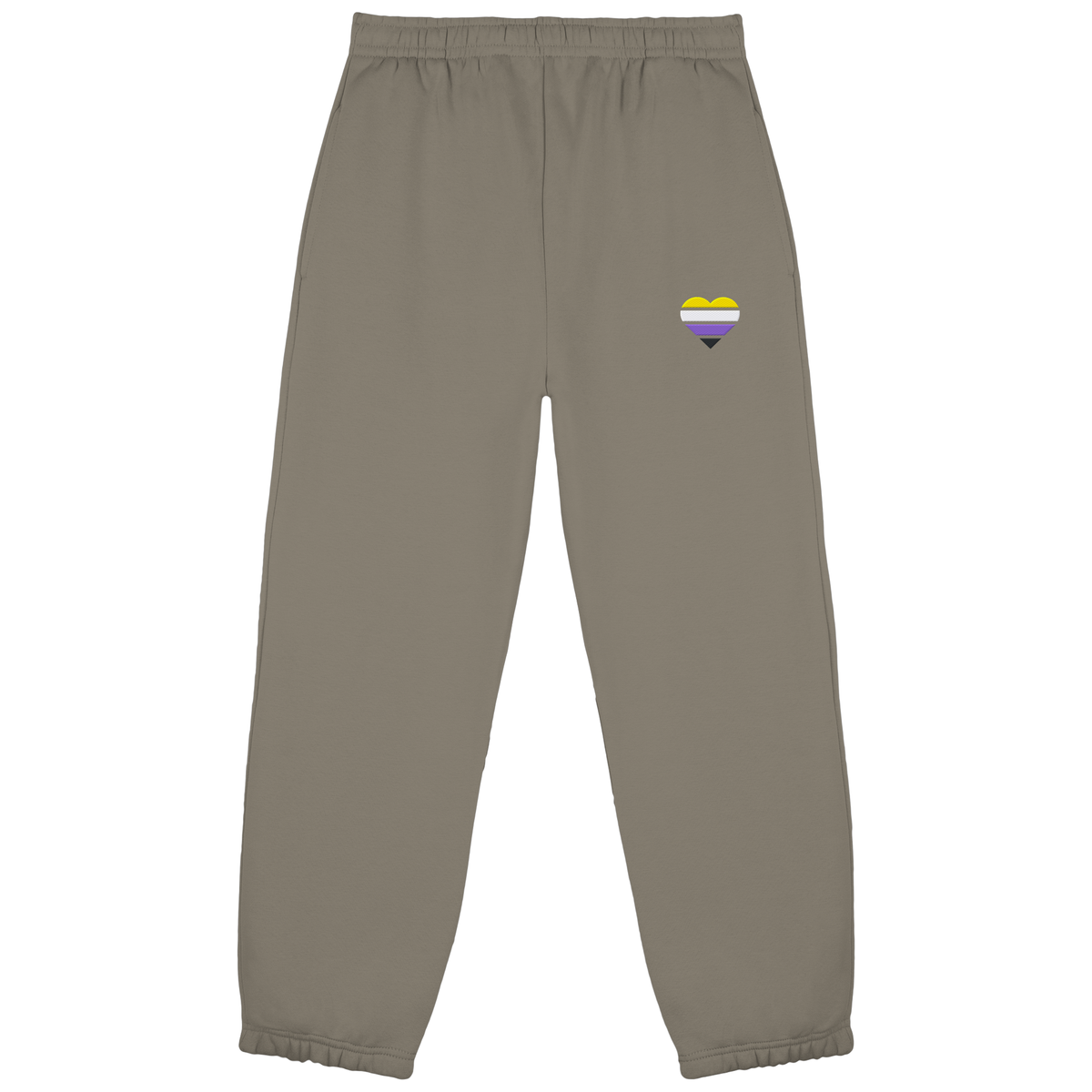 Fluffy Sweatpants mit Herz Stick - Nonbinary