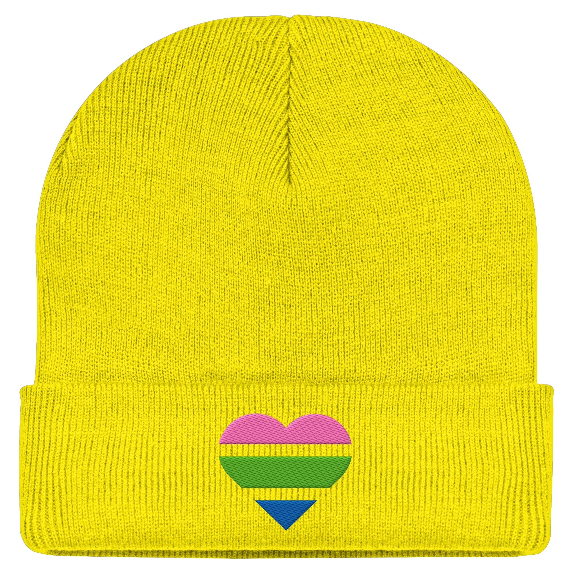 Classic Beanie - Polysexual Flag Herz Stick