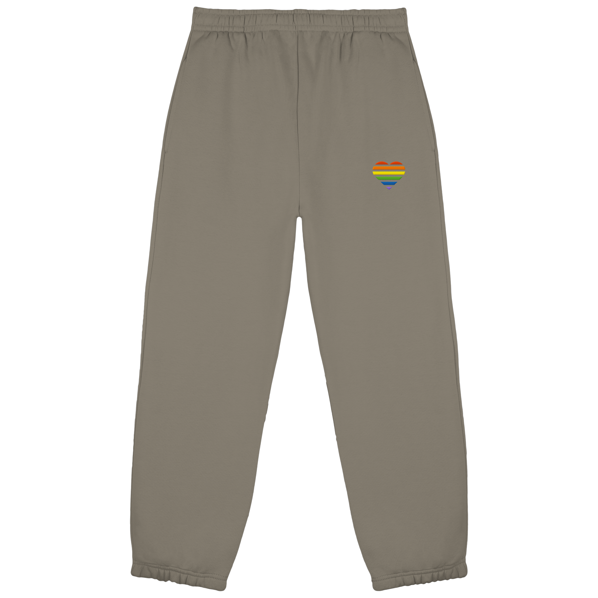 Fluffy Sweatpants - Pride Flag Herz Stick
