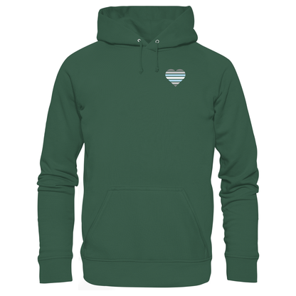 Organic Basic Hoodie mit Herz - Demiboy