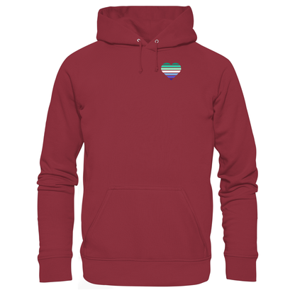 Basic Hoodie mit Herz - Gay
