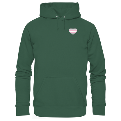 Organic Basic Hoodie mit Herz - Demigirl