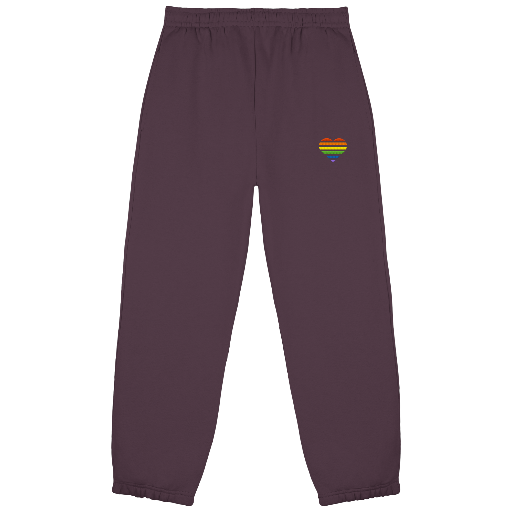 Fluffy Sweatpants - Pride Flag Herz Stick