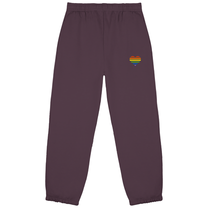 Fluffy Sweatpants mit Herz Stick - Pride