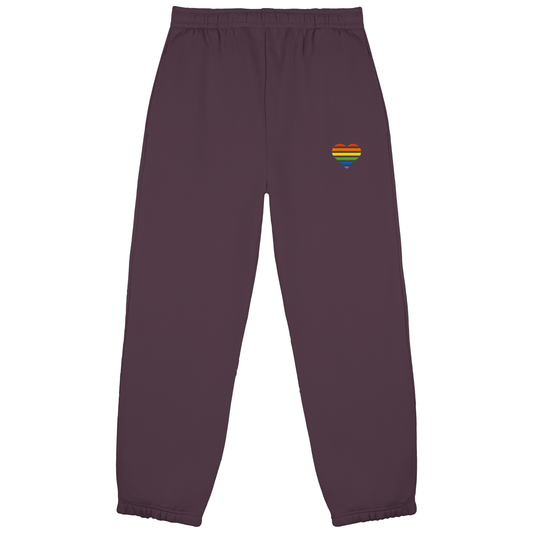Fluffy Sweatpants - Pride Flag Herz Stick
