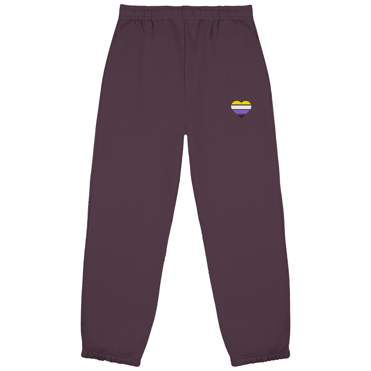 Fluffy Sweatpants mit Herz Stick - Nonbinary