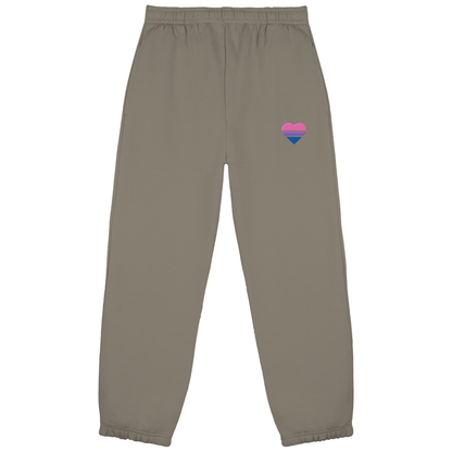 Fluffy Sweatpants mit Herz Stick - Bisexual