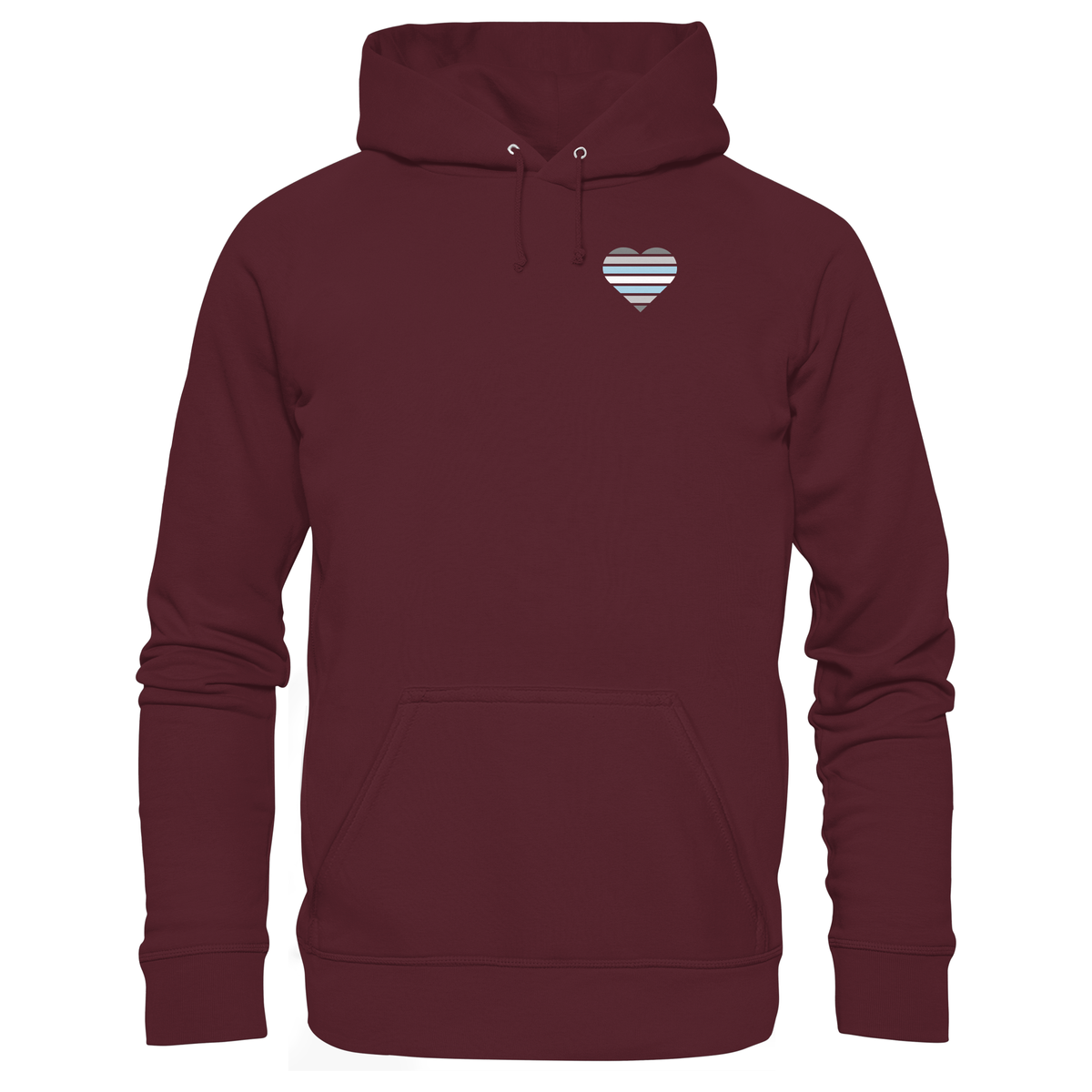 Basic Hoodie mit Herz - Demiboy