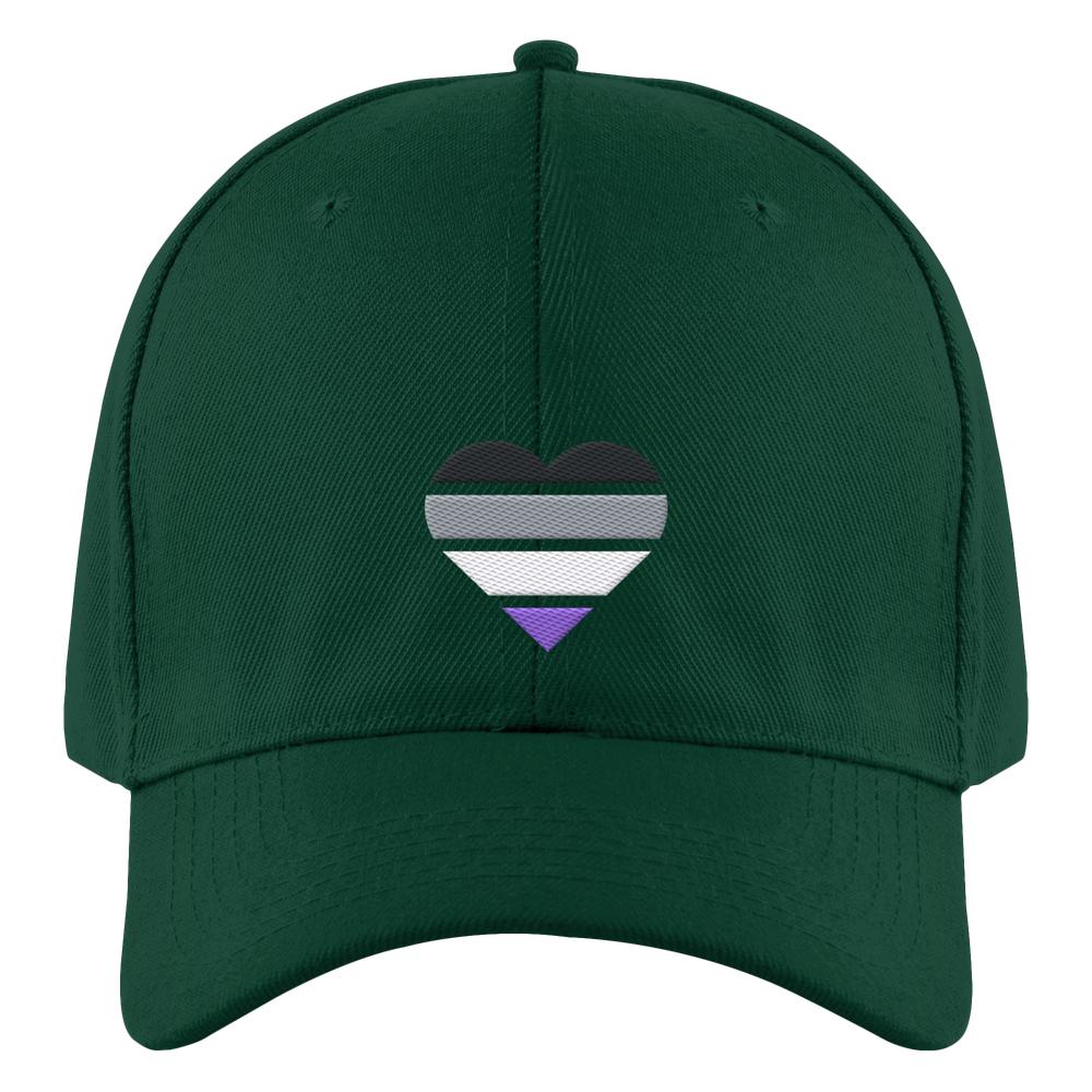 Authentic Baseball Cap mit Herz Stick - Asexual