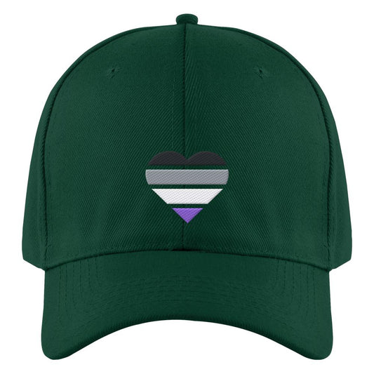 Authentic Baseball Cap mit Herz Stick - Asexual